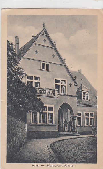 Soest in Westfalen Wiesegemeindehaus 1918