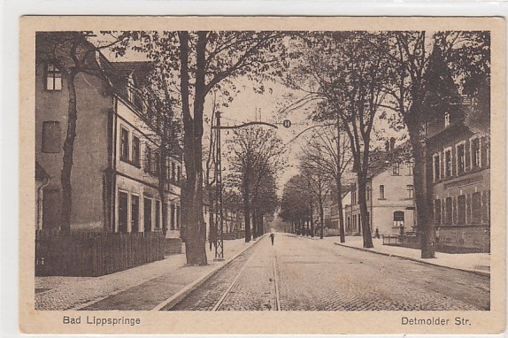 Bad Lippspringe Detmolder Straße ca 1920