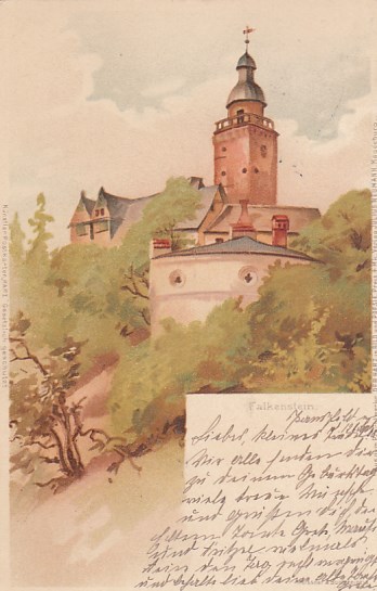 Falkenstein bei Pansfeld Harz in Sachsen-Anhalt 1908