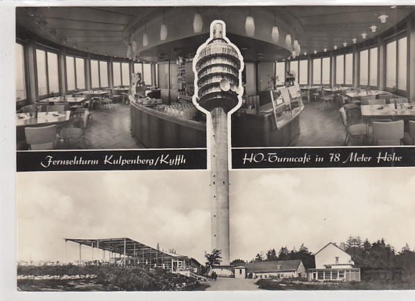 Fernsehturm auf dem Kulpenberg Kyffhäuser 1967