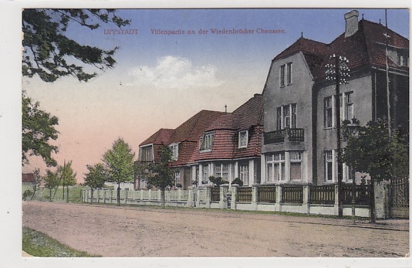 Lippstadt Villenpartie Wiedenbrücker Chausee 1914 Lippstadt Villenpartie Wiedenbrücker Chausee 1914