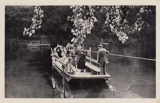 Bad Kösen in Sachsen-Anhalt Fähre 1953