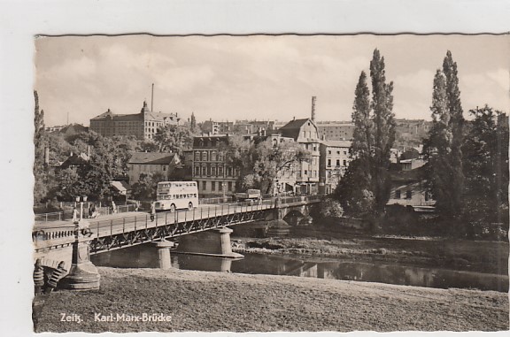 Zeitz Karl-Marx-Brücke 1959