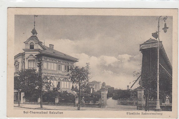 Bad Salzuflen Badeverwaltung ca 1920 Bad Salzuflen Badeverwaltung ca 1920