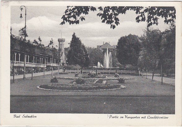 Bad Salzuflen Kurgarten ca 1965 Bad Salzuflen Kurgarten ca 1965
