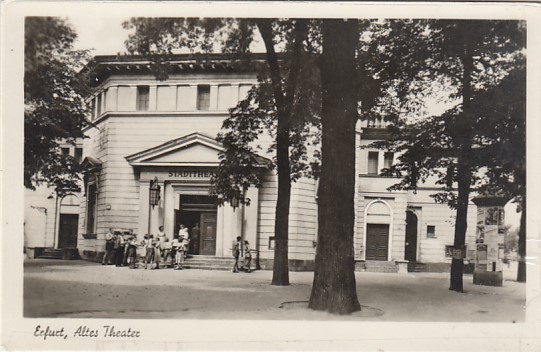 Erfurt Thüringen Theater 1953