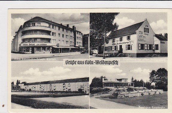 Köln am Rhein Stadtteil Weidenpesch ca 1955 Köln am Rhein Stadtteil Weidenpesch ca 1955