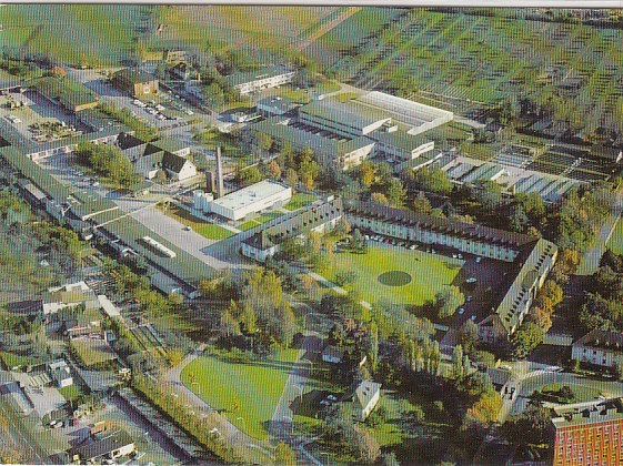 Köln am Rhein Luftbild Arzneimittel Dr.Madaus 1977 Köln am Rhein Luftbild Arzneimittel Dr.Madaus 1977