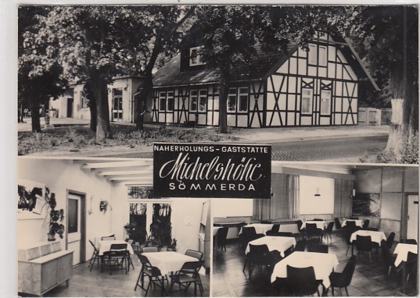 Sömmerda Thüringen Gaststätte Michelshöhe ca 1960