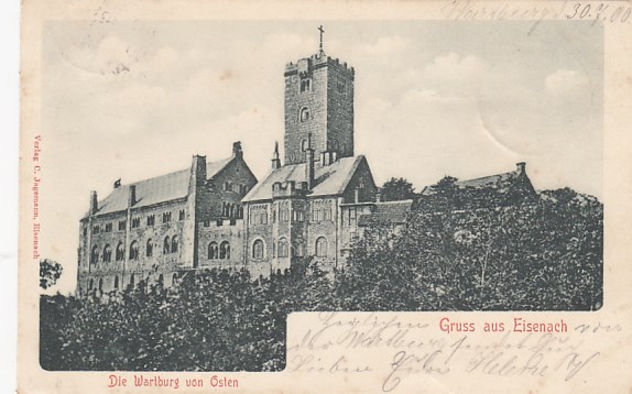 Eisenach Die Wartburg 1900