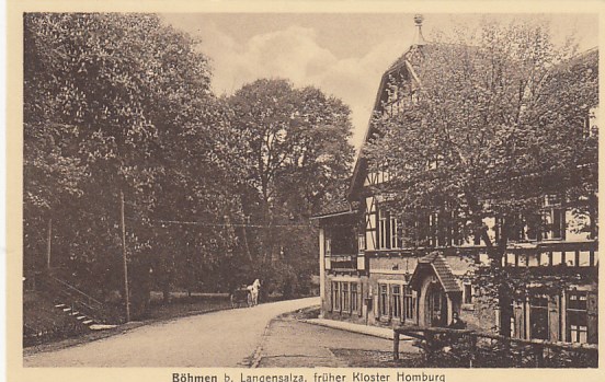 Böhmen bei Bad Langensalza Thamsbrück Kloster Homburg ca 1930
