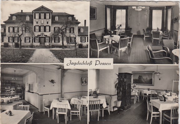 Sondershausen in Thüringen Jagdschloß Possen 1958