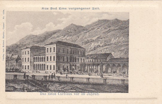 Bad Ems AK von ca 1900 Bild von ca 1850