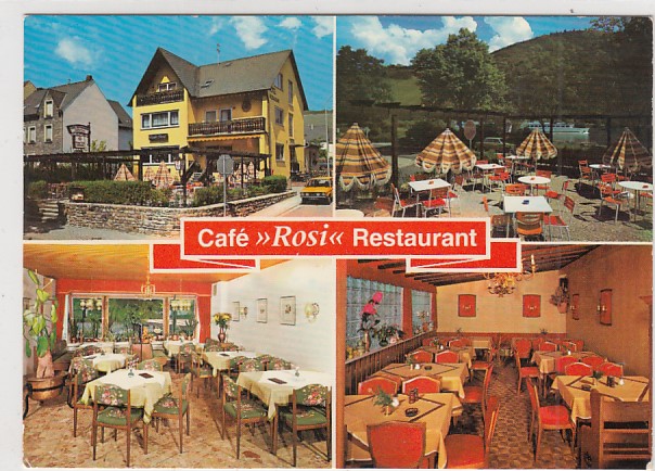 Bernkastel-Kues an der Mosel Cafe Rosi ca 1970