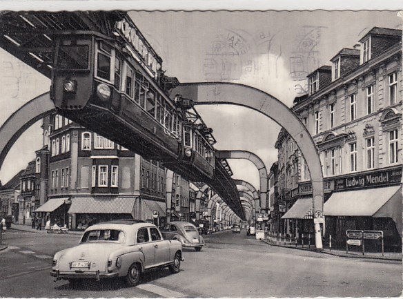 Wuppertal Schwebebahn 1964