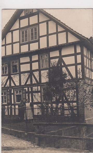 Großburschla an der Werra bei Eschwege Foto Karte ca 1910