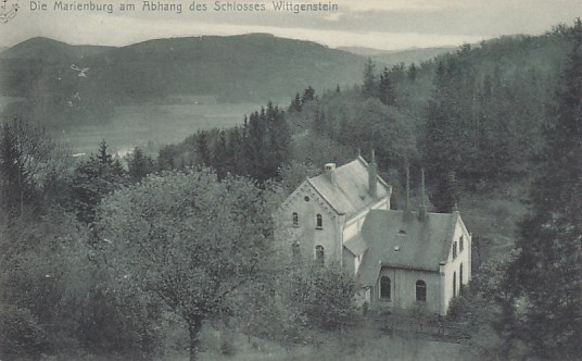 Marienburg bei Bad Laasphe Bad Berleburg Siegen-Wittgenstein Schloß Wittgenstein 1905