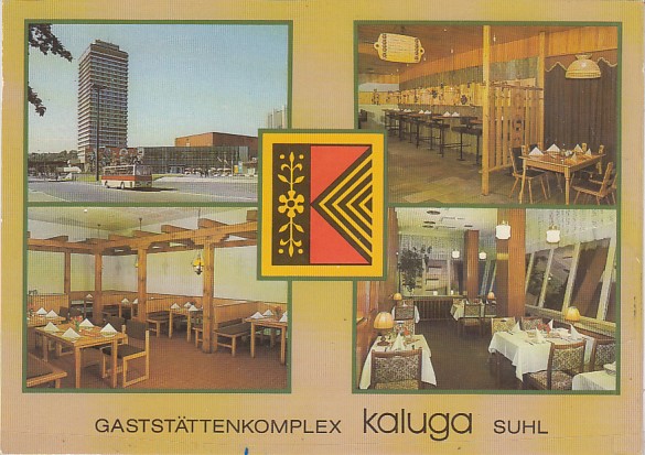 Suhl in Thüringen Gaststätte kaluga 1985