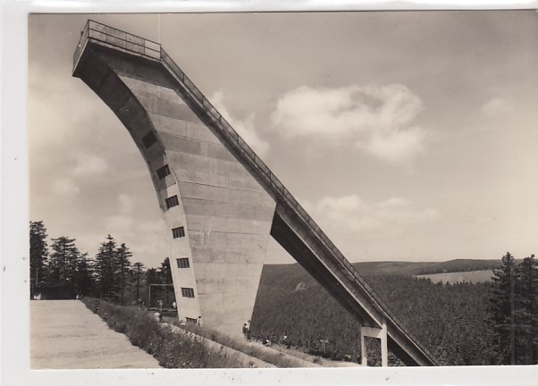 Oberhof in Thüringen Ski-Schanze 1966