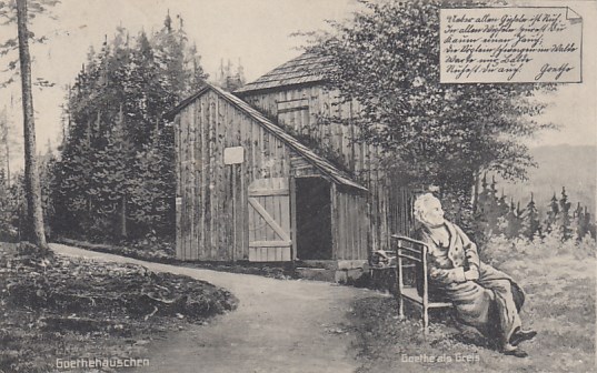 Bad Ilmenau Goethe Häuschen 1910