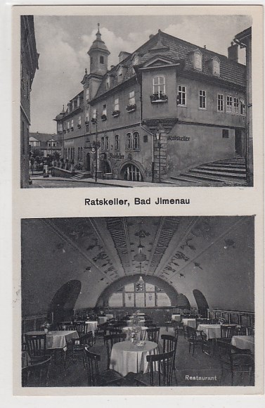 Bad Ilmenau in Thüringen Ratskeller ca 1940