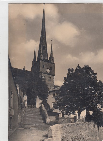 Neuhofen bei Neustadt an der Orla in Thüringen Kirche 1957