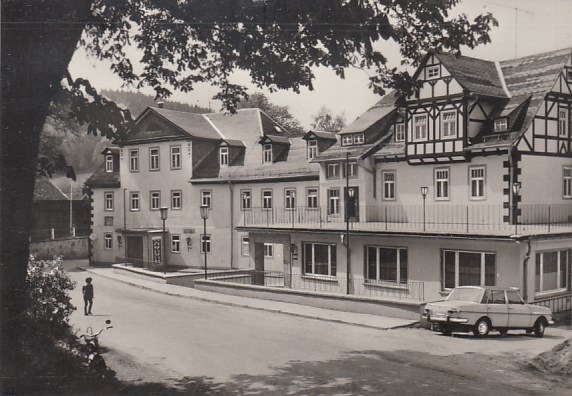 Königsee-Rottenbach OT Paulinzella in Thüringen Gaststätte Klosterschenke 1978 Königsee-Rottenbach OT Paulinzella in Thüringen Gaststätte Klosterschenke 1978
