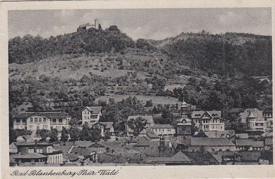 Bad Blankenburg in Thüringen 1955