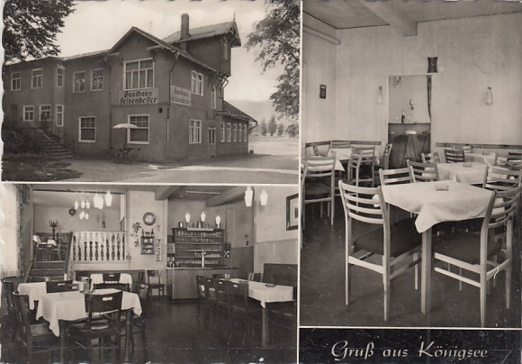 Königsee Thüringen Gasthaus Felsenkeller 1967 Königsee Thüringen Gasthaus Felsenkeller 1967