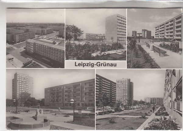 Leipzig Stadtteil Grünau Neubauten ca 1985