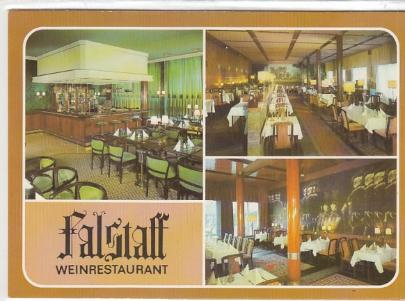 Leipzig Weinrestaurant Falstaff 1984