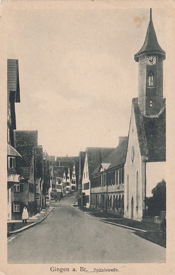 Giengen an der Brenz Spitalstraße ca 1930