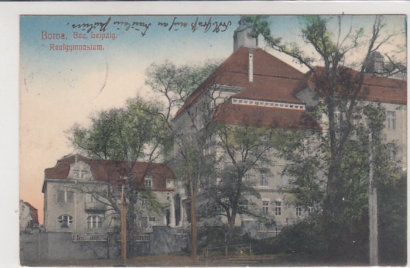 Borna in Sachsen Realgymnasium 1911