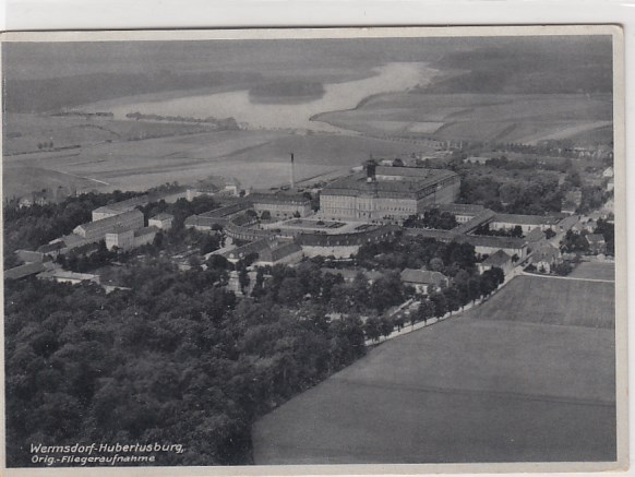 Wermsdorf in Sachsen Luftbild 1937