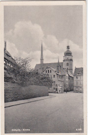 Gößnitz in Thüringen 1956