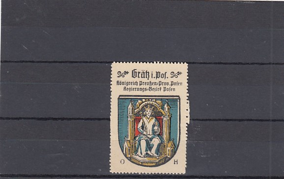 Grätz Polen Stadtwappen vor 1945