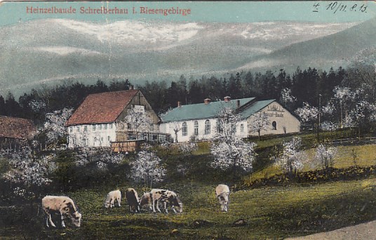 Heinzelbaude Schreiberhau Riesengebirge ca 1910
