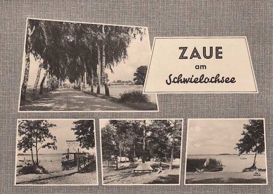 Ressen-Zaue am Schwielochsee im Spreewald 1964