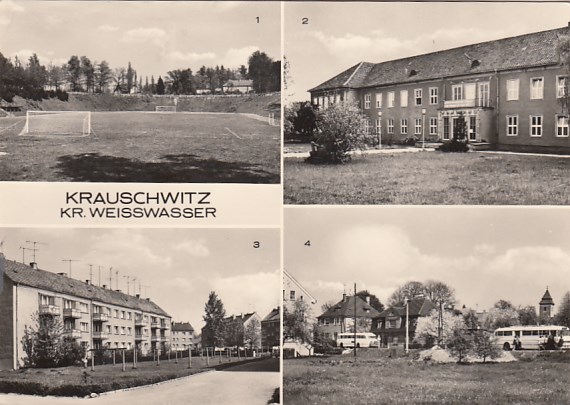 Krauschwitz mit Stadion 1976