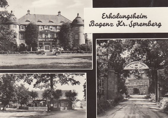 Niederlausitz Bagenz Erholungsheim ca 1970