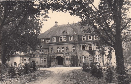 Niederlausitz Bagenz Schloss Erholungsheim 1965