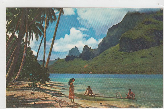 Tahiti Insel in Französisch-Polynesien Frauen