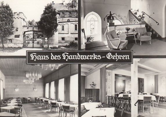 Gehren Niederlausitz Handwerkererholungsheim 1975