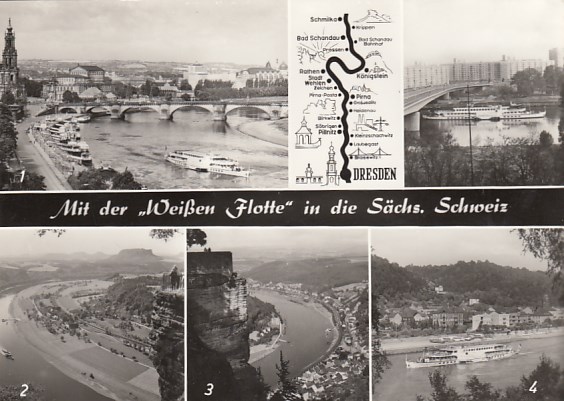 Dresden Motorschiffe Weiße Flotte Sächsische Schweiz
