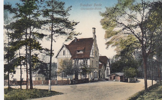 Dresdener Heide Ullersdorfer-Mühle bei Radeberg Weißig Liegau ca 1920