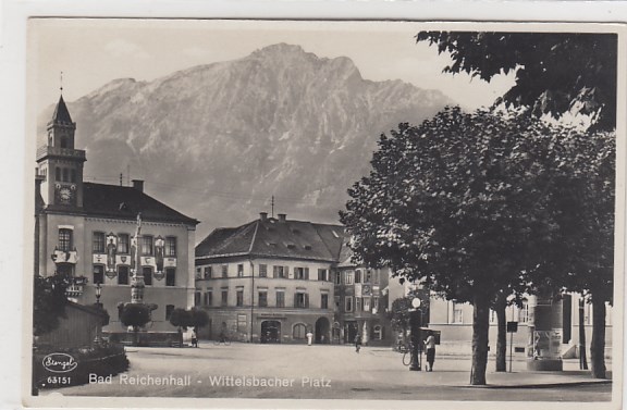 Bad Reichenhall Wittelsbacher Platz ca 1930 Bad Reichenhall Wittelsbacher Platz ca 1930