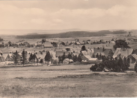 Zinnwald-Georgenfeld im Osterzgebirge 1964