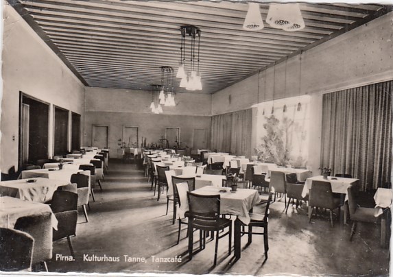 Pirna an der Elbe Kulturhaus Tanne Tanzcafe 1961