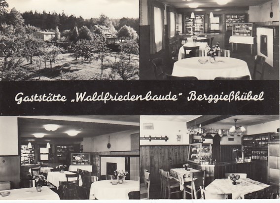 Bad Gottleuba-Berggießhübel Gaststätte Waldfriedenbaude 1969