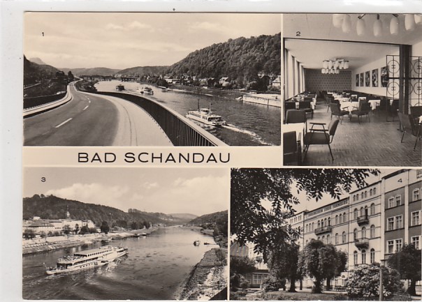 Bad Schandau mit Raddampfer 1976